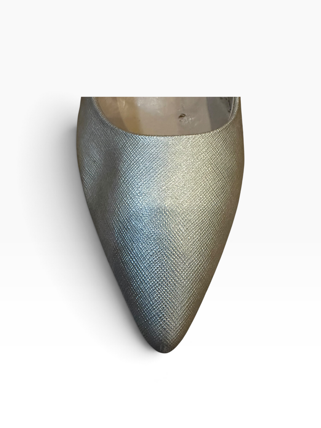 Michael Kors Champagne Gold Pointed Toe Pumps Size 9M Metallic Kitten Heels