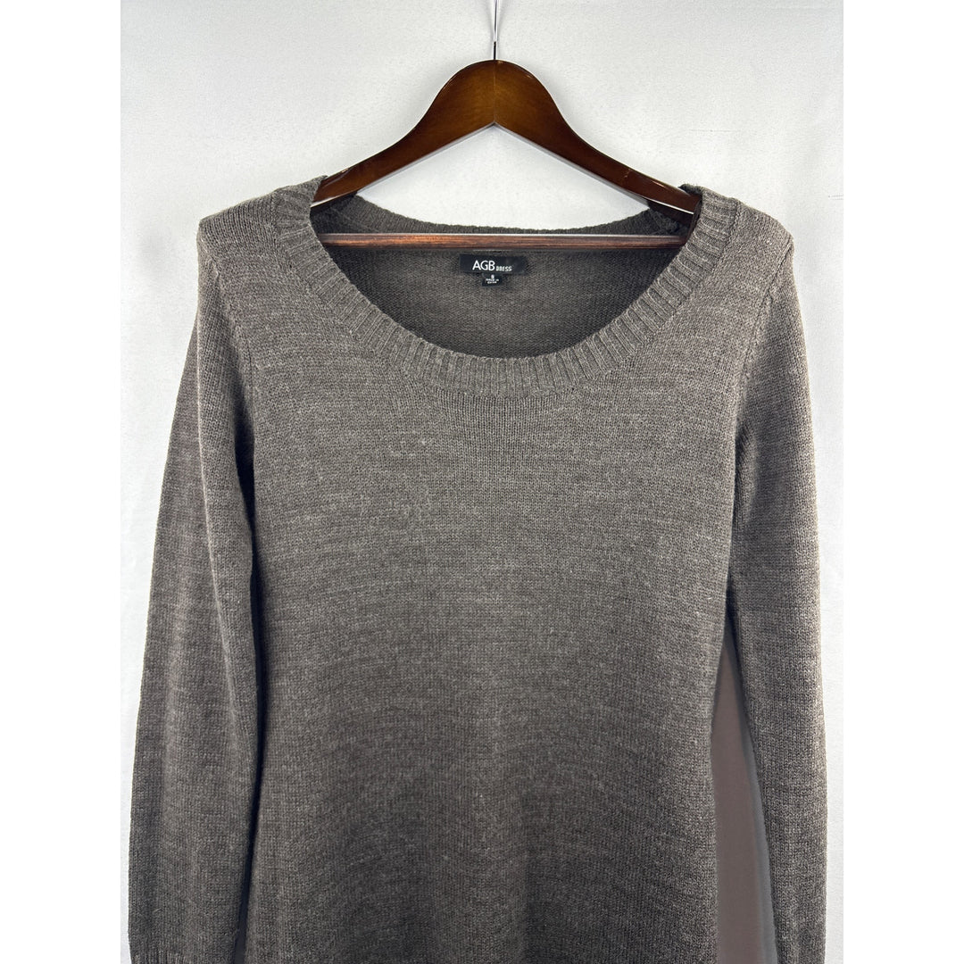 Women’s AGB Dress Small Dark Brown Sweater Dress