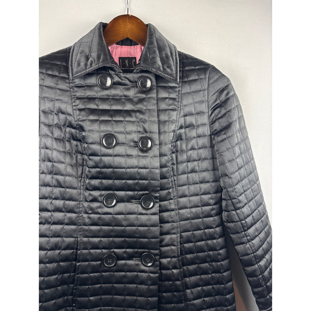 Women’s I.N.C Small Black Puffer Peacoat
