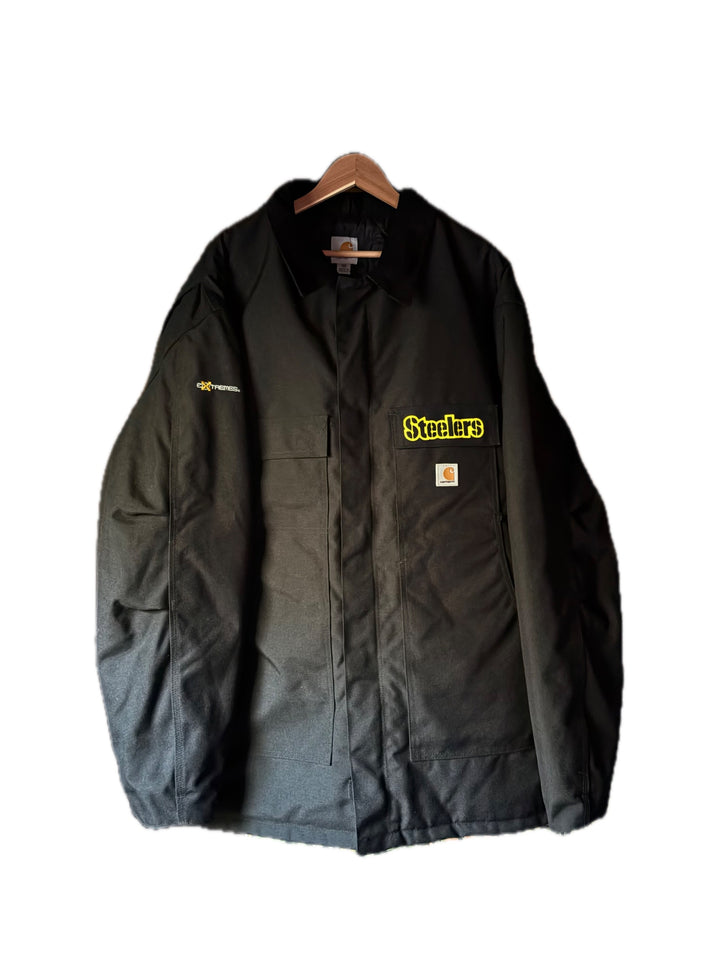 NWT Carhartt Yukon Extremes Pittsburgh Steelers Arctic Jacket Men&