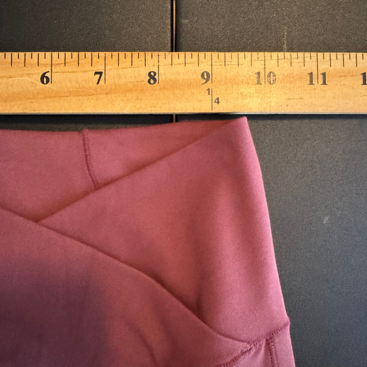 NWT Women's Halara Burgundy Colored 7/8 Length Athletic Leggings, Size Small