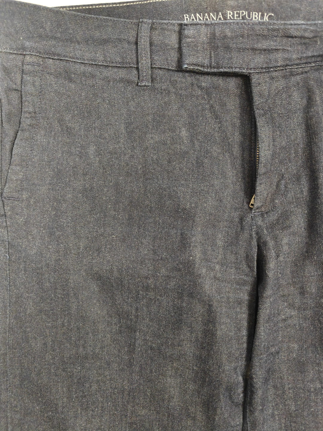 Womens Banana Republic Wide Leg Pants Dark Blue Size 31L