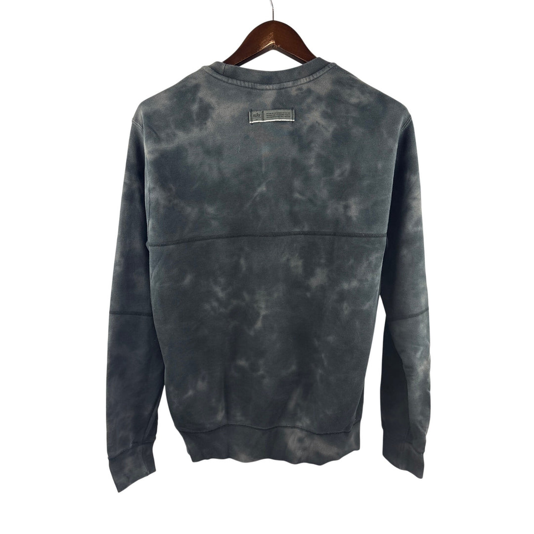 Women’s Nike Small Gray and Black Tie-Dye Crewneck