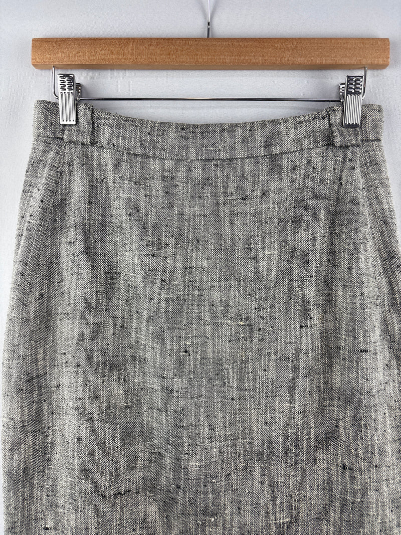 Women’s Max Mara Light Gray Tweed Pencil Skirt