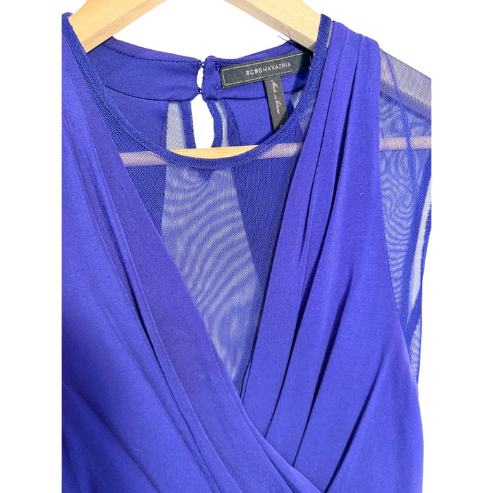 BCBG Maxazria Deep Regal Blue Dress Size M