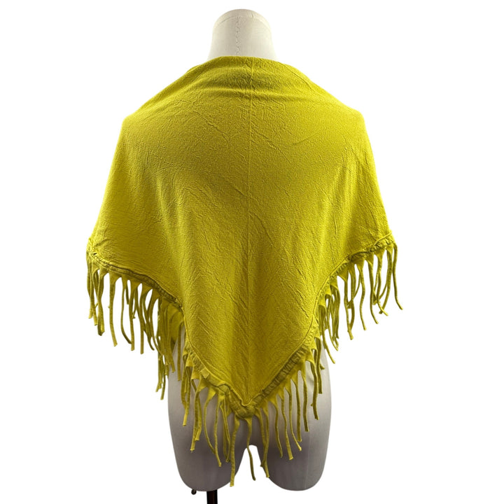 Women’s Oh My Gauze! Mustard Yellow Fringed Scarf/Shawl