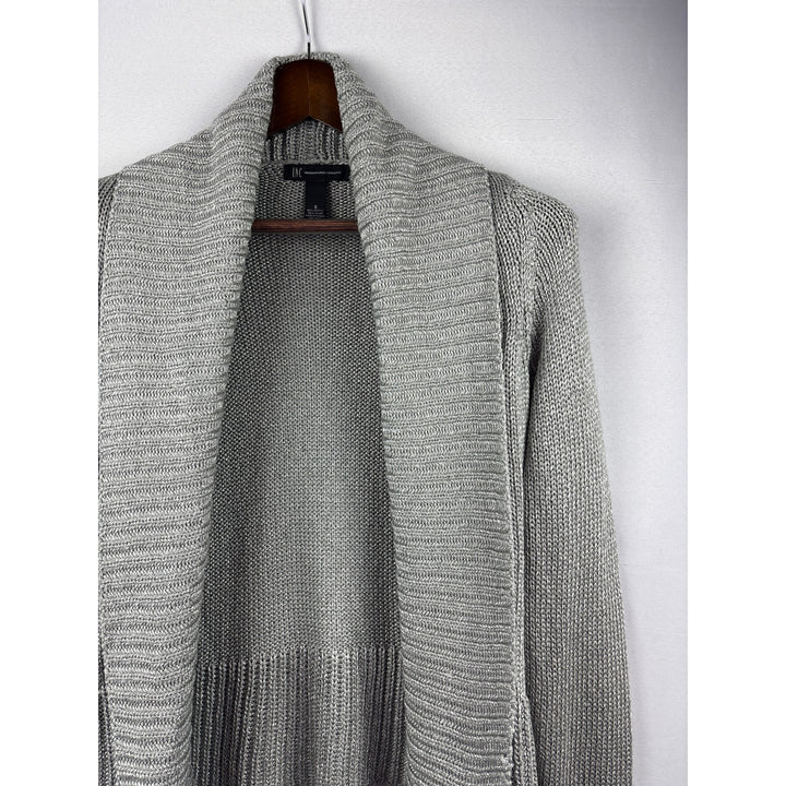 Women’s I.N.C Small Silver Knit Cardigan