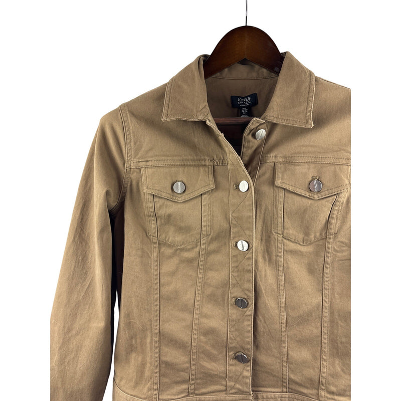 Women’s Jones New York Small Mocha Brown Jean Jacket