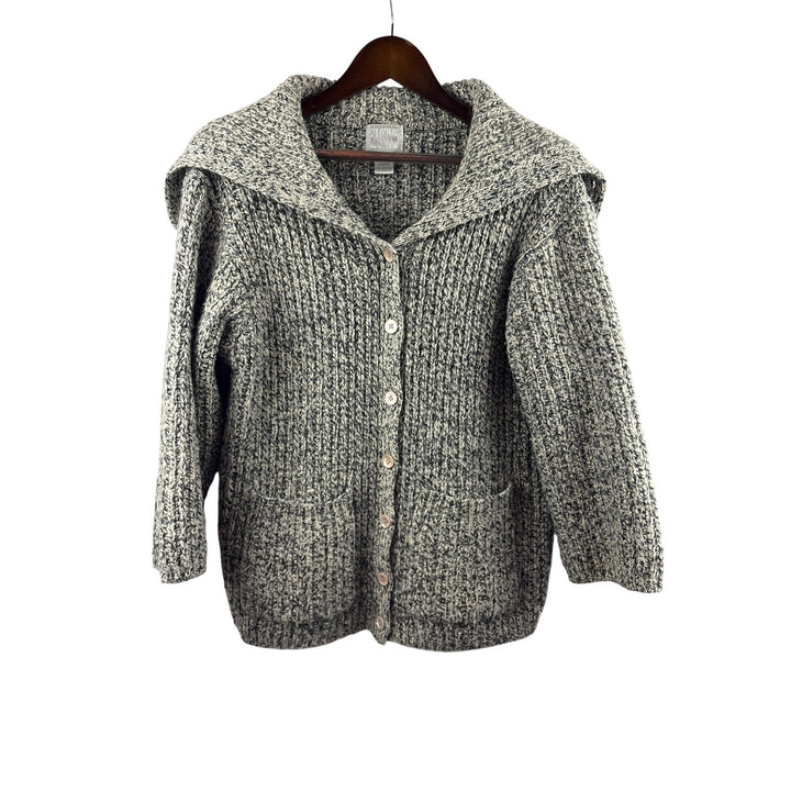 Women’s Cassini Large Gray Knit Cardigan