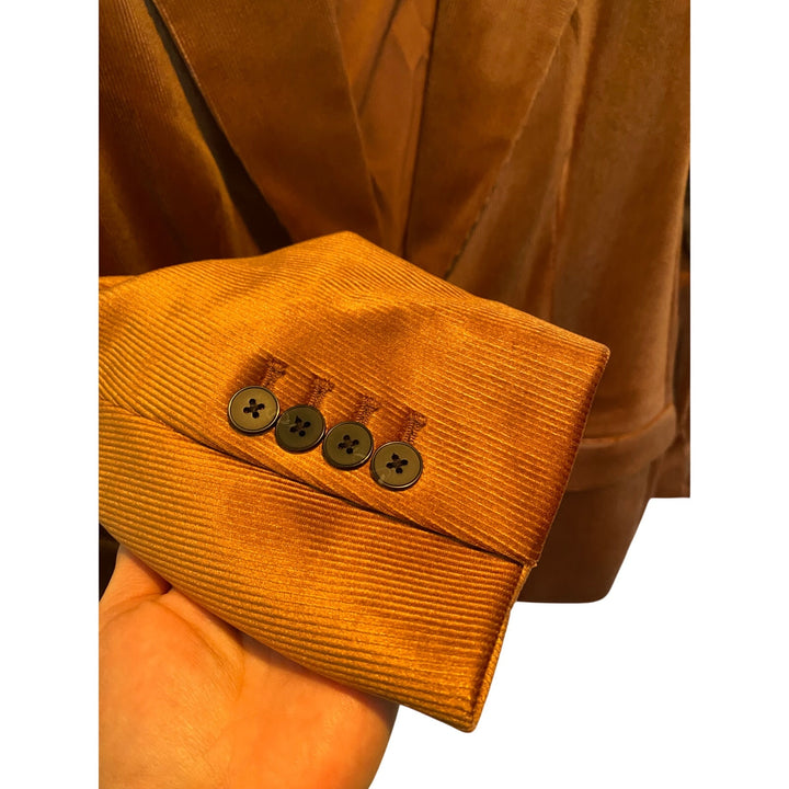 Women's Express Velvet Brown Blazer Size XL