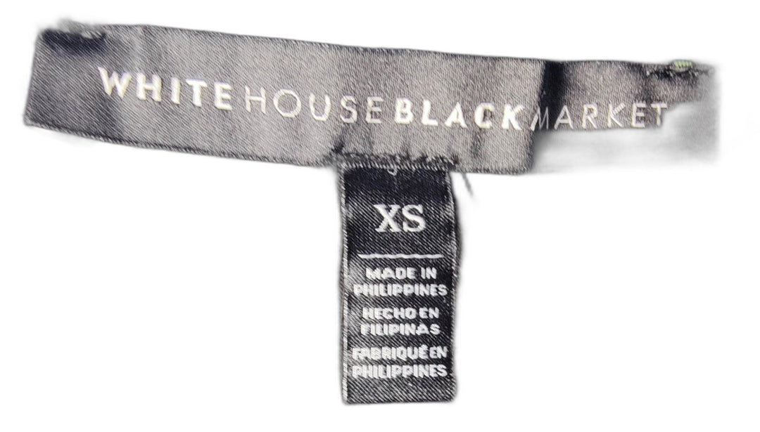 White House Black Market Lace-Up Black T-Shirt Dress – Size XS
