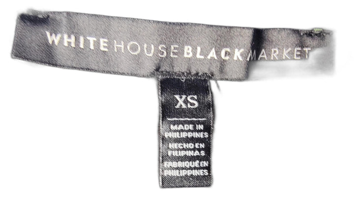 White House Black Market Lace-Up Black T-Shirt Dress – Size XS