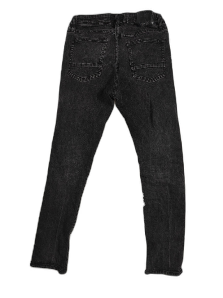 Mens Nickel &amp; Iron Slim Straight Jeans Black 32x30