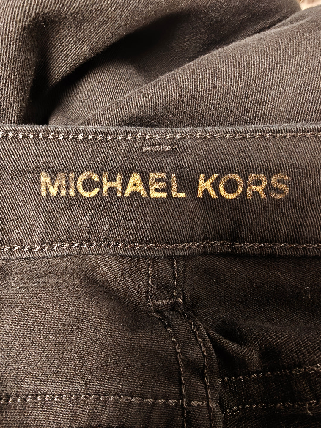 Womens Michael Kors Skinny Pants Black Size 14