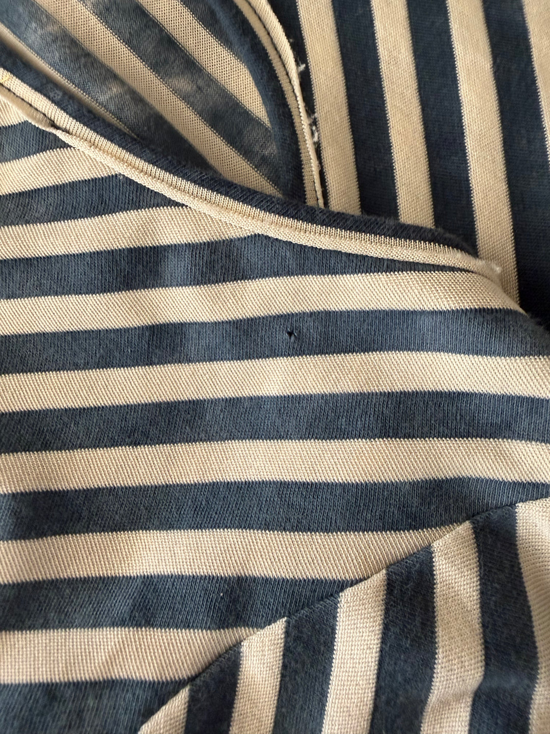 Diesel Black Gold Striped Jersey Dress