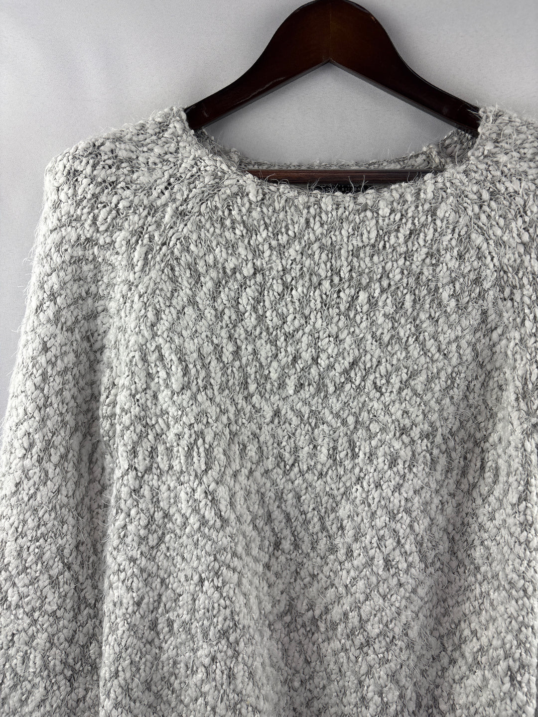 Women’s Buffalo David Bitton Medium White &amp; Gray Sweater