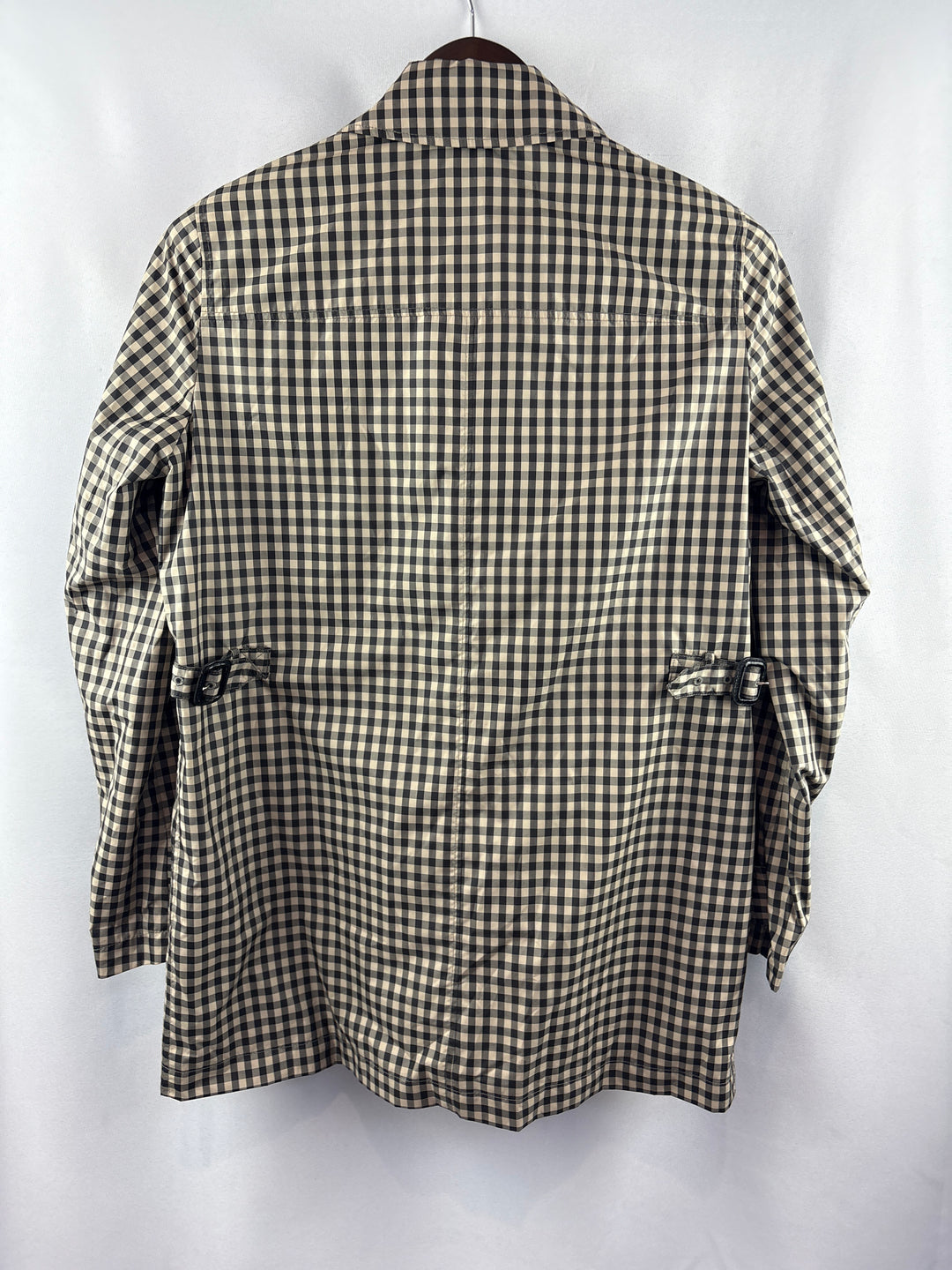 Women’s Jones New York Small Beige &amp; Black Gingham Jacket