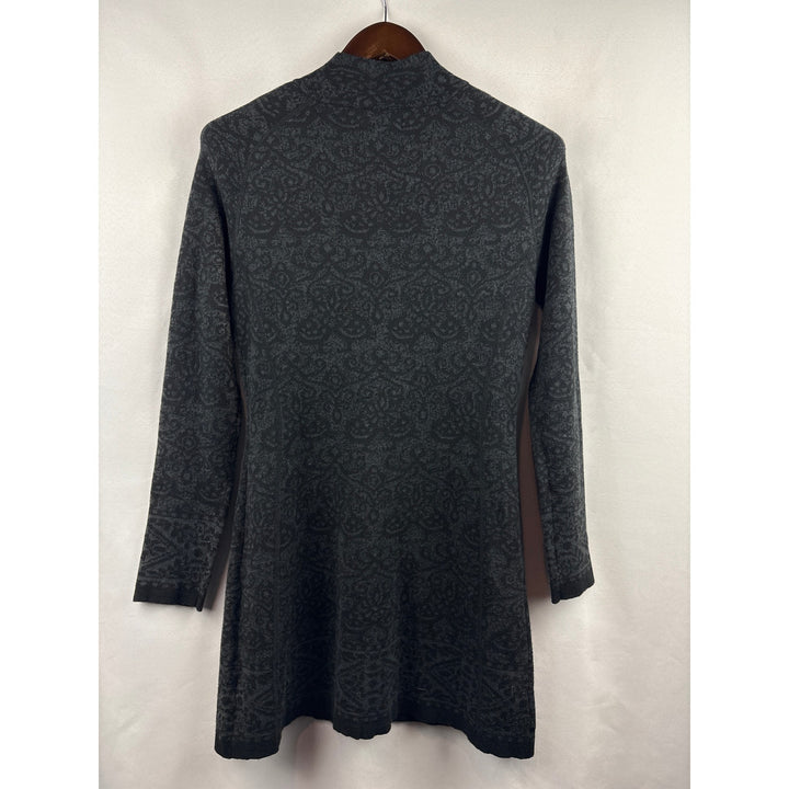 Women’s Cynthia Rowley Small Black & Grey Paisley Sweater Dress