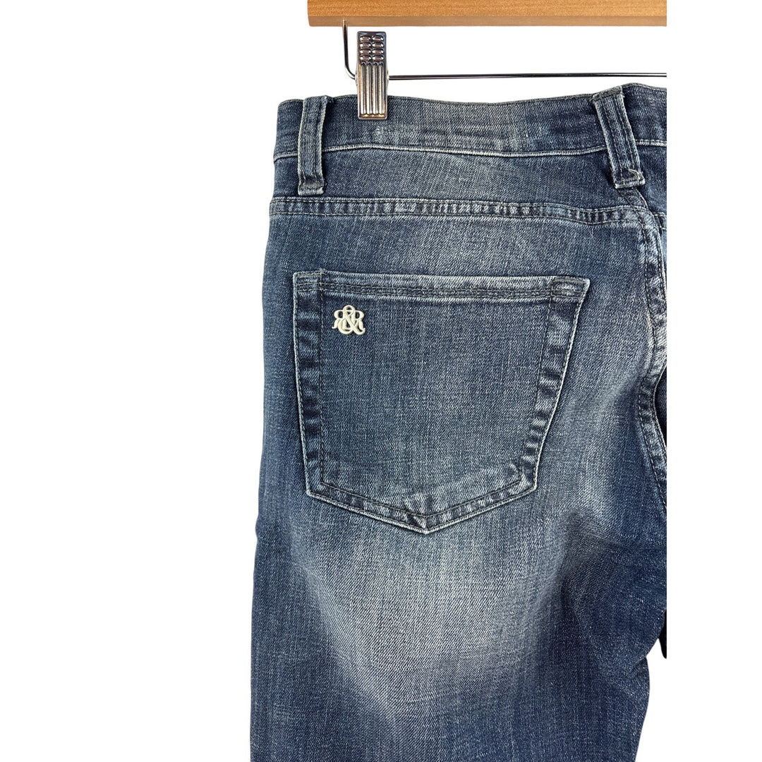 Women’s Rock & Republic Size 8 Medium Wash Distressed Skinny Jeans