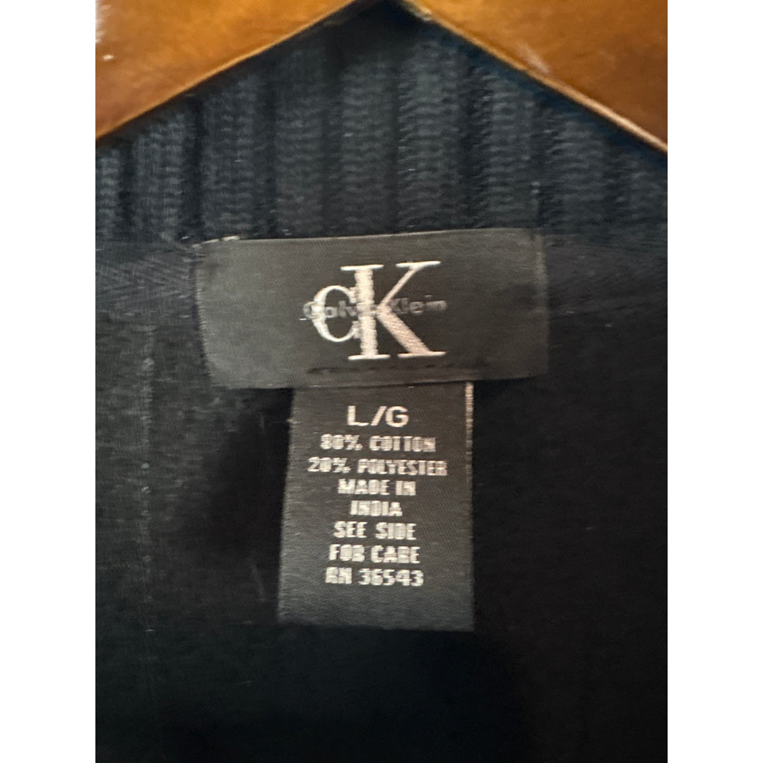 Women’s Calvin Klein Black Zip-Up Sweater