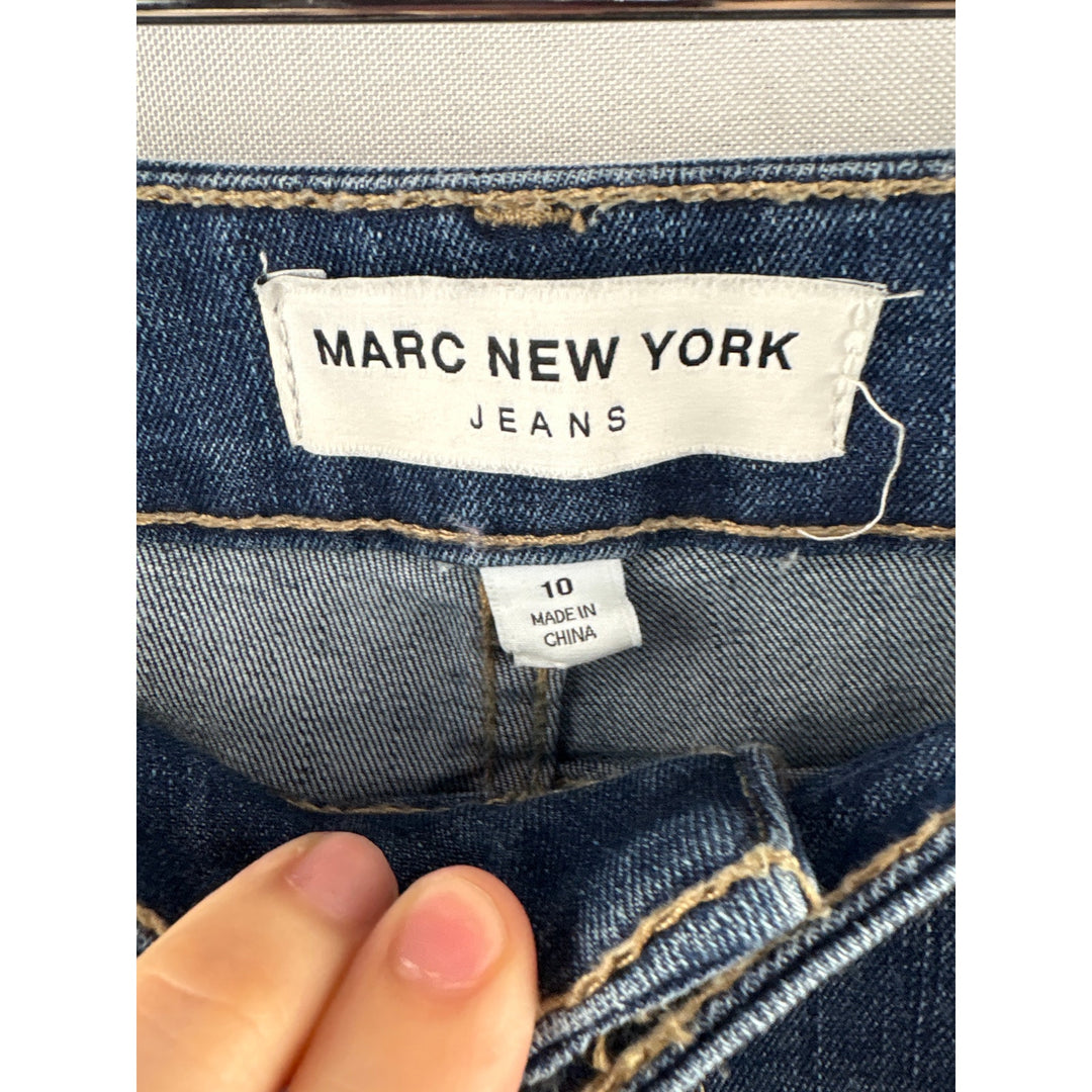 Women’s Marc New York Size 10 Two Toned Blue Wode Leg Jeans