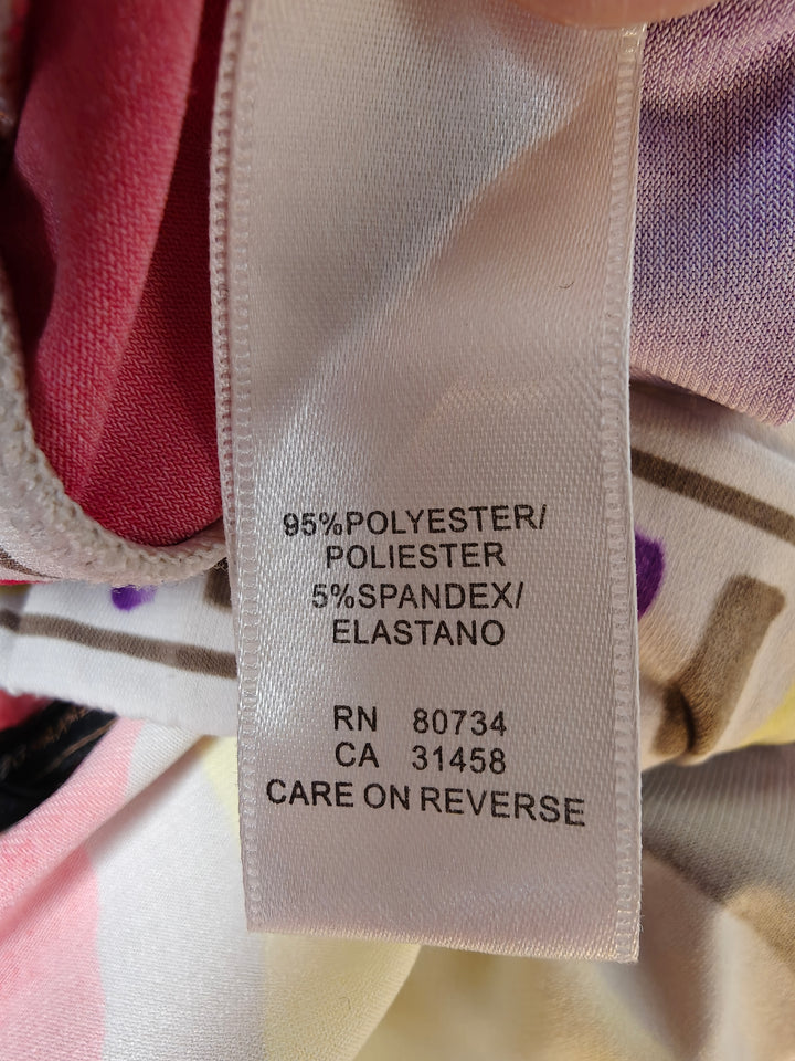Women BCBGMAXAZRIA Tunic Dress Multicolor Size S