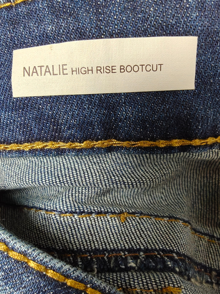 Womens KUT From Kloth Natalie High Rise Bootcut Jeans Medium Blue Size 12