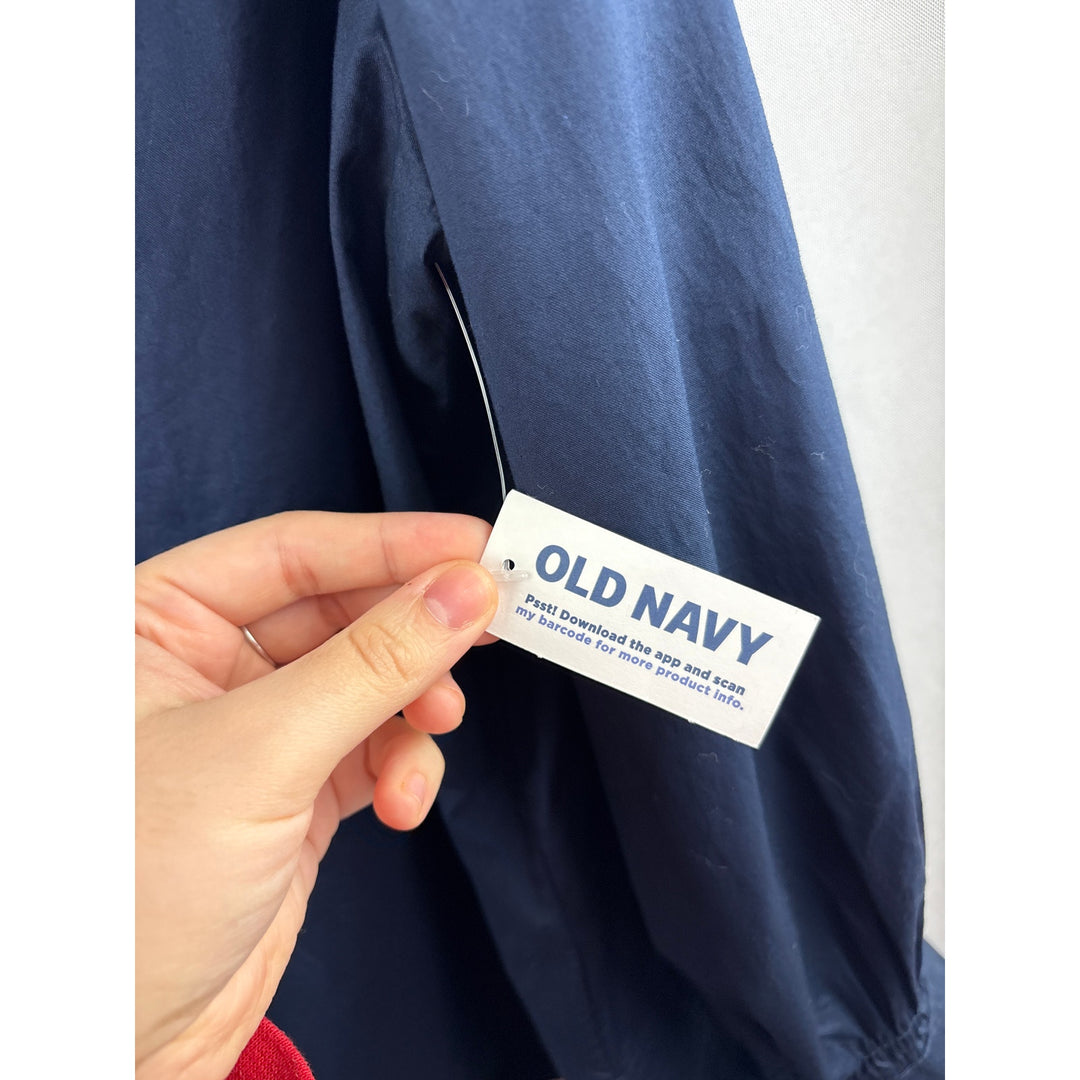Women’s Old Navy XL Navy Blue Long Sleeve Blouse