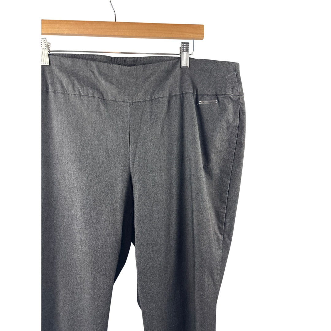 Women’s Roz & Ali Size 18 Dark Gray Slacks