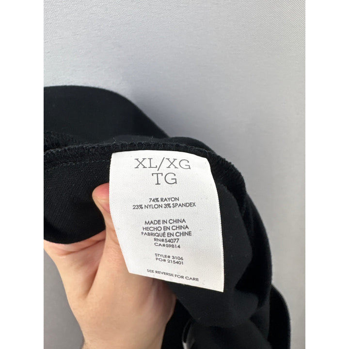 Women’s Cabi XL Black Slightly Cropped Leggings