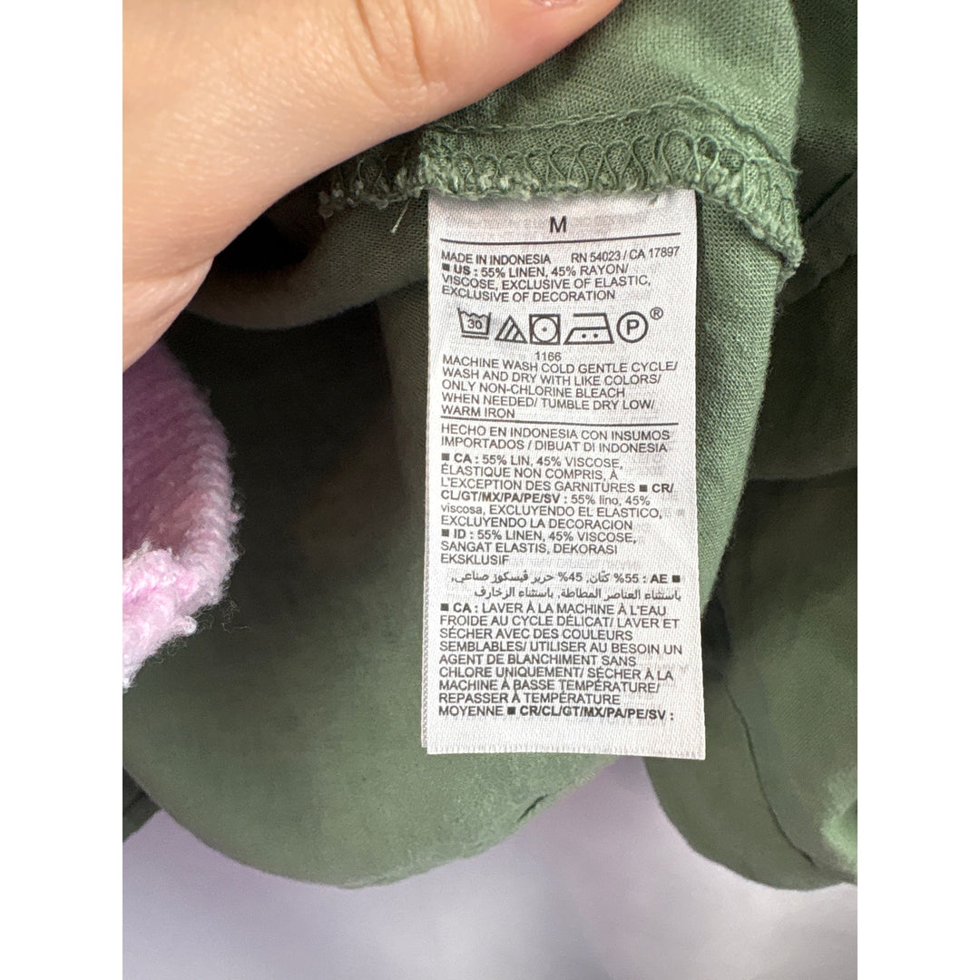 Women’s Old Navy Forest Green Long Sleeve Blouse