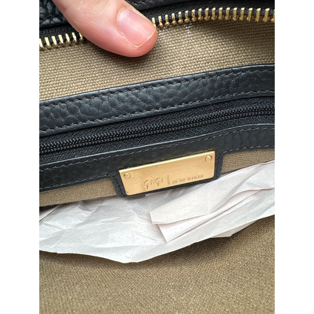 Women’s Gigi New York Black Leather Crossbody Purse