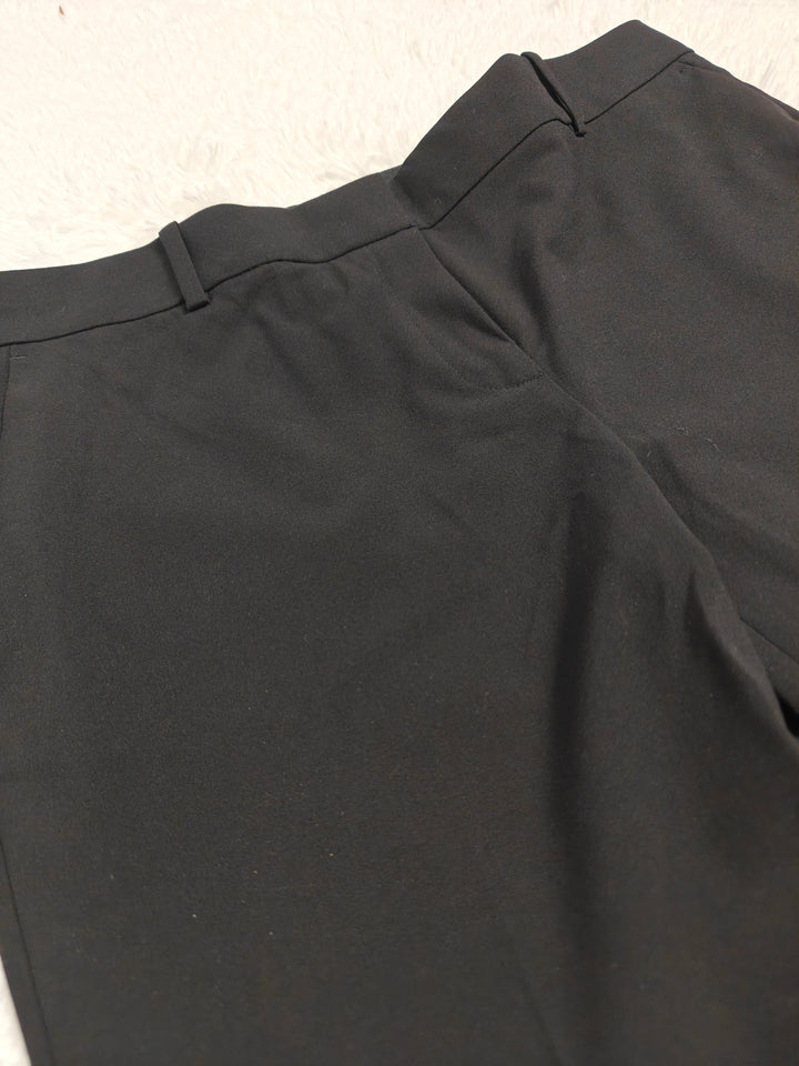 Ann Taylor Devin Fit Black Straight Leg Dress Pants Size 12