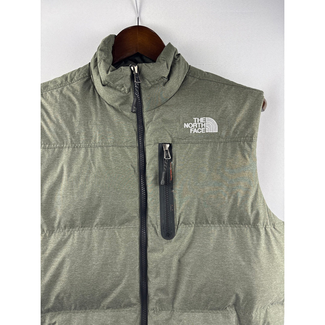 Unisex The North Face Army Green Puffer Vest