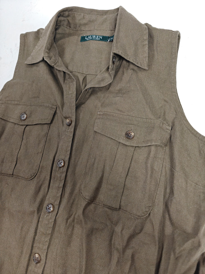 Womens Lauren Ralph Lauren Romper Brown Size 6