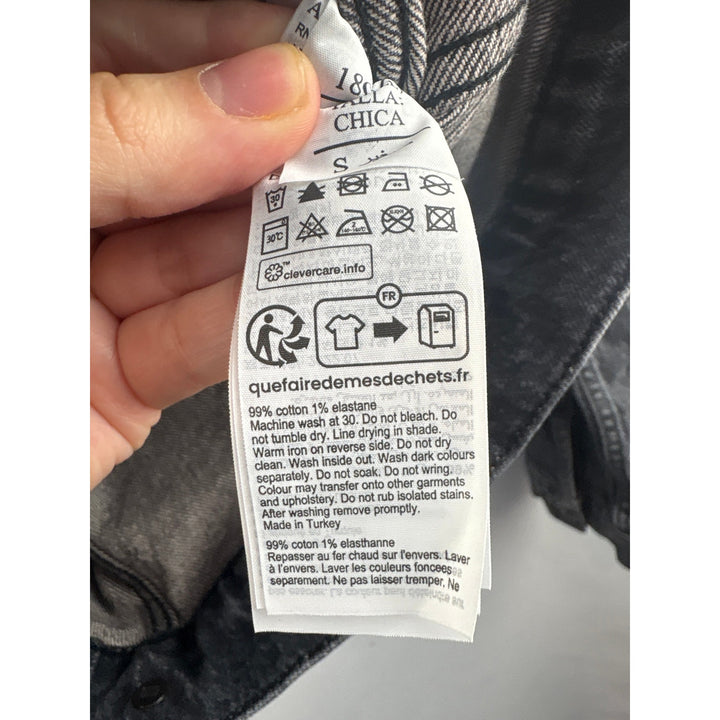 Women’s All Saints Small Washed Gray Jean Jacket