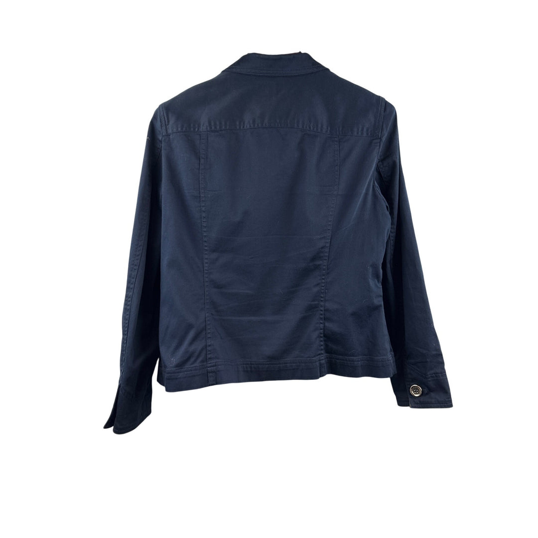 Women’s Jones New York Large Navy Blue Soft Jean Jacket