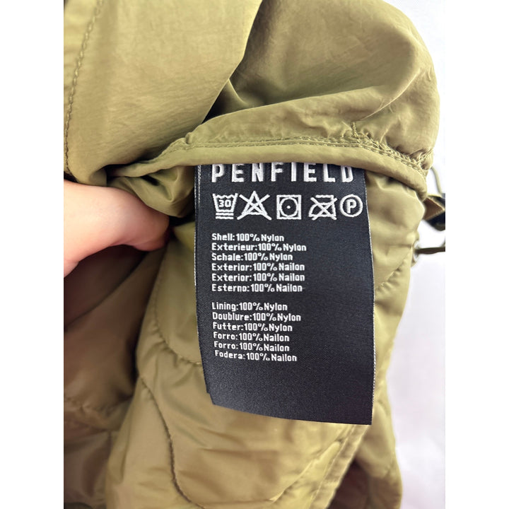 Women’s Penfield Medium Olive Green Quilted Puffer Jacket