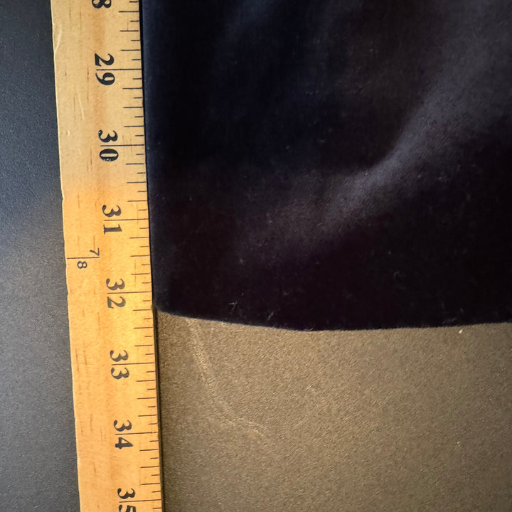 Banana Republic Women's Black Velvet Wide Leg Trousers, Size 14