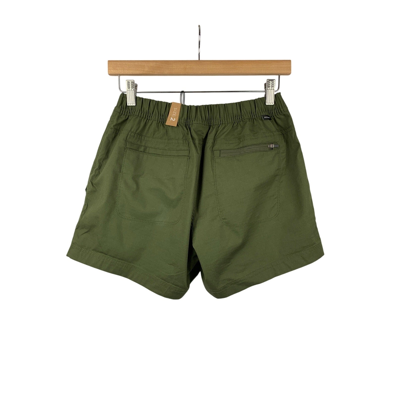 Women's PrAna *NWT* Cargo Green Shorts - Size 2