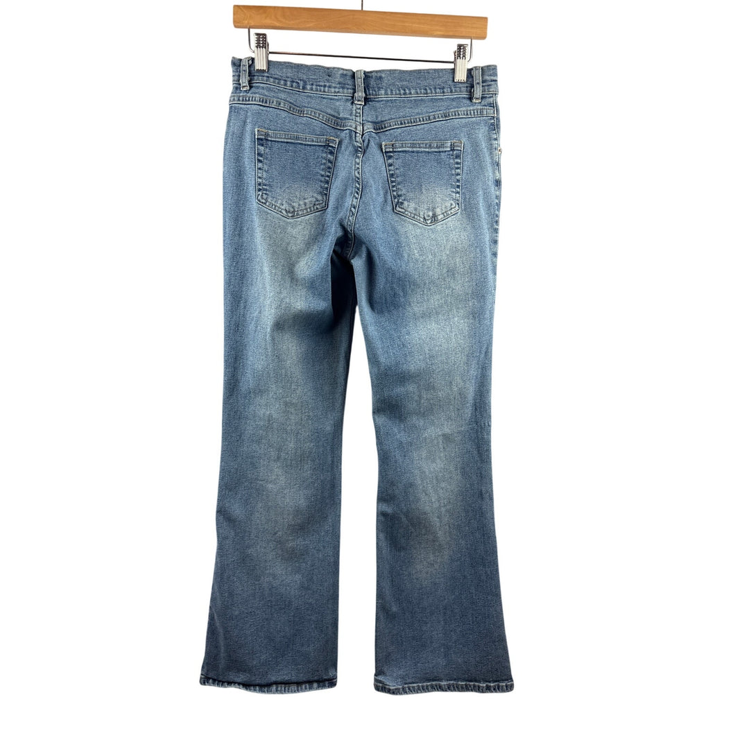Women’s R4R Size 13 Light Blue Lowrise Jeans w/ Embroidery