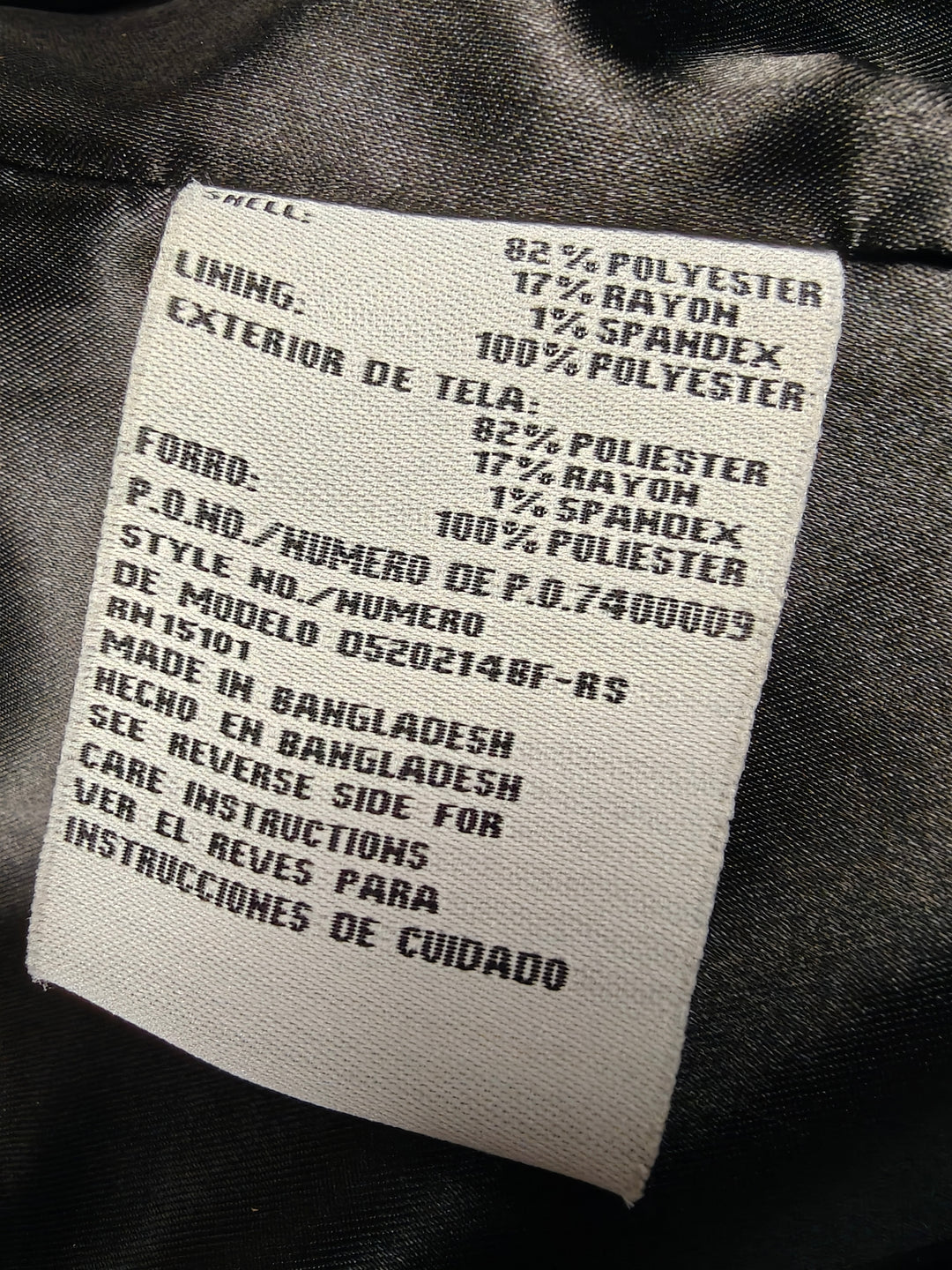 Parallel Womens Black Double Breasted Wool Blend Peacoat