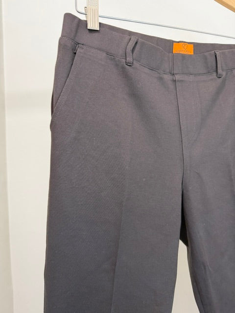 Mary Crafts Pull On Straight Leg Pants Chocolate Brown Sz12