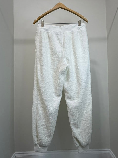 Adore Me Ultra Soft Plush Cream Hoodie and Jogger Lounge Set XL