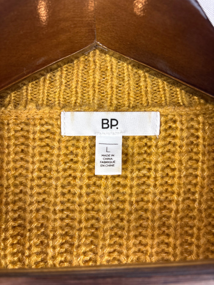 Women’s BP. Large Mustard Yellow Crewneck Sweater