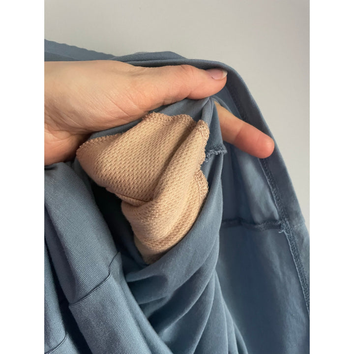 Numi Consciously Kind Tencel Lycra Turtleneck Blue Shirt Sweatproof Undershirt Small Base Layer