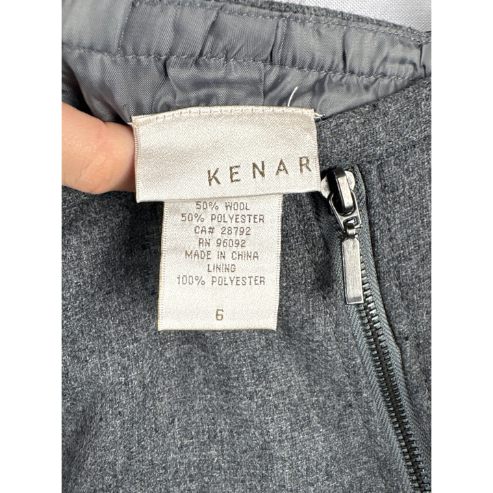 Women’s Kenar Size 6 Dark Grey Mini Pencil Skirt