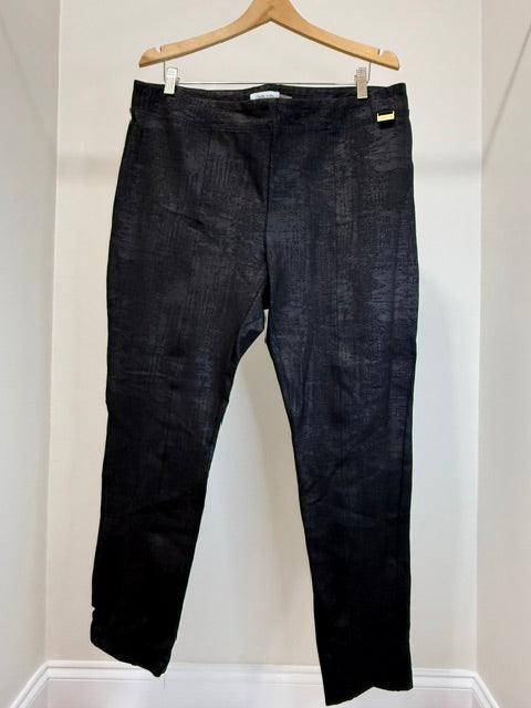 Calvin Klein Pull On Slim Straight Pants Stretch Career Size XL