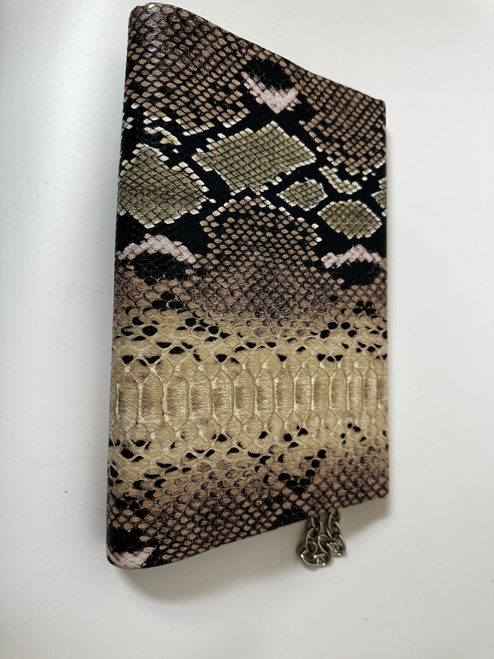 Tasha Nordstrom Snakeskin Print Envelope Clutch Chain Crossbody Bag
