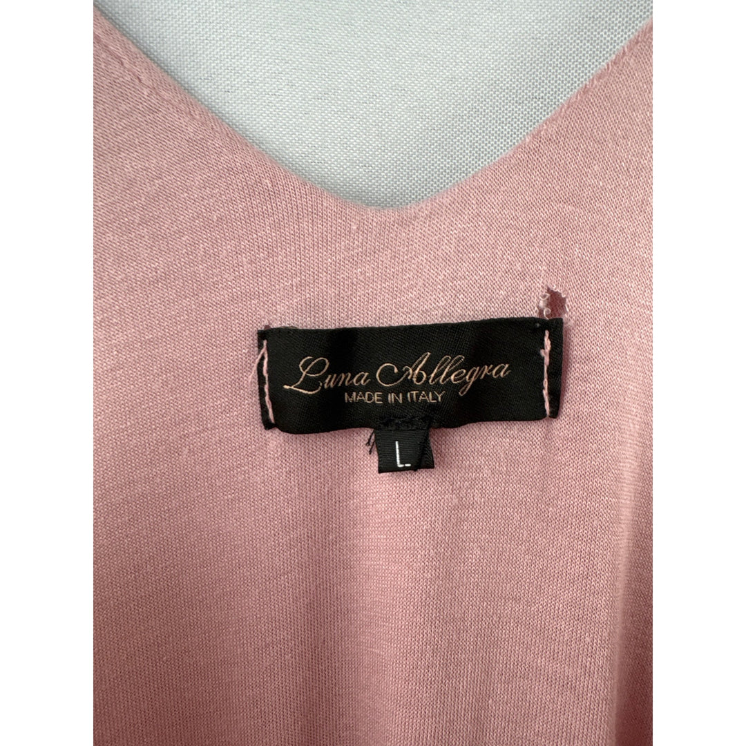 Women’s Luna Allegra Large Millennial Pink Tank Maxi Dress